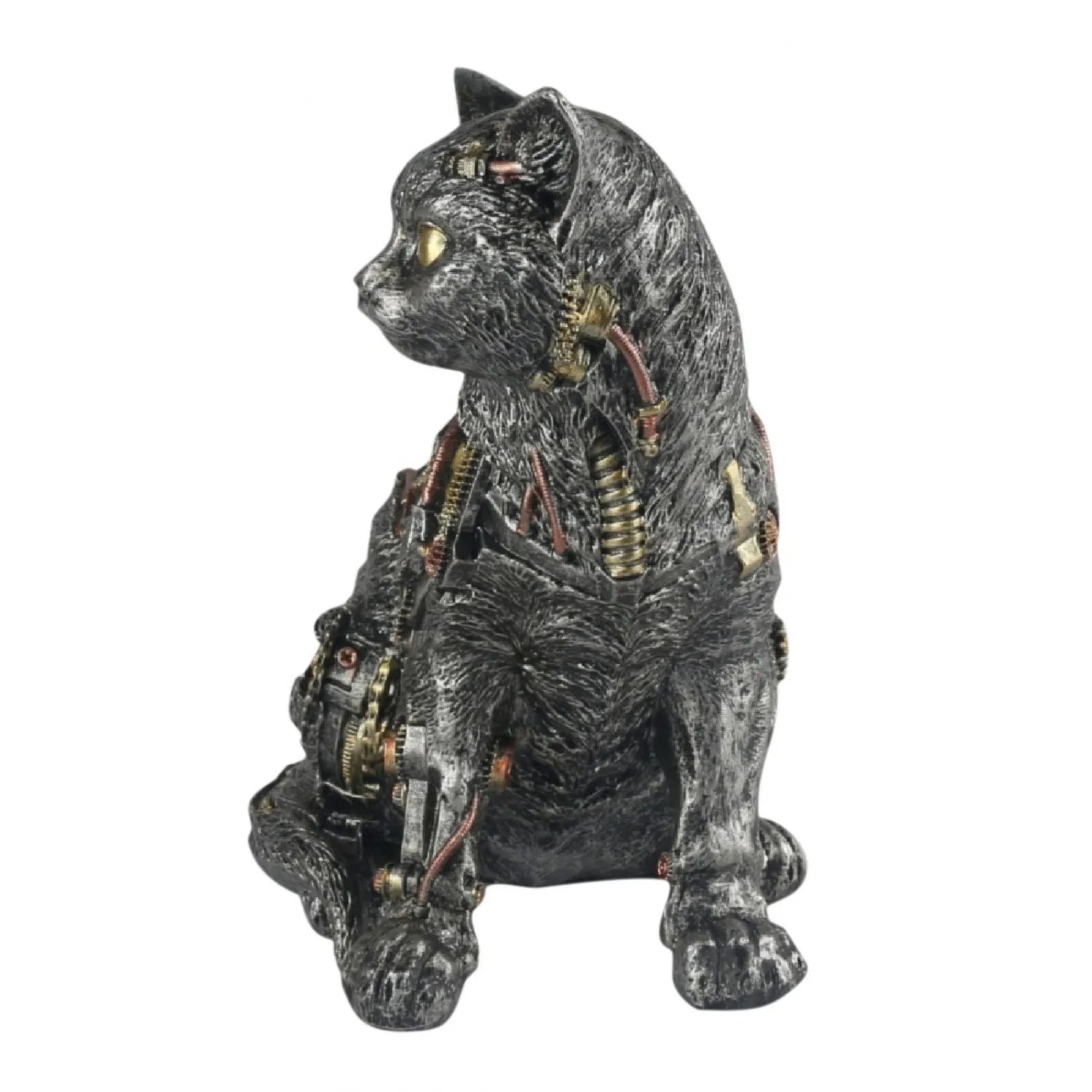 Steampunk Standing Cat 20cm