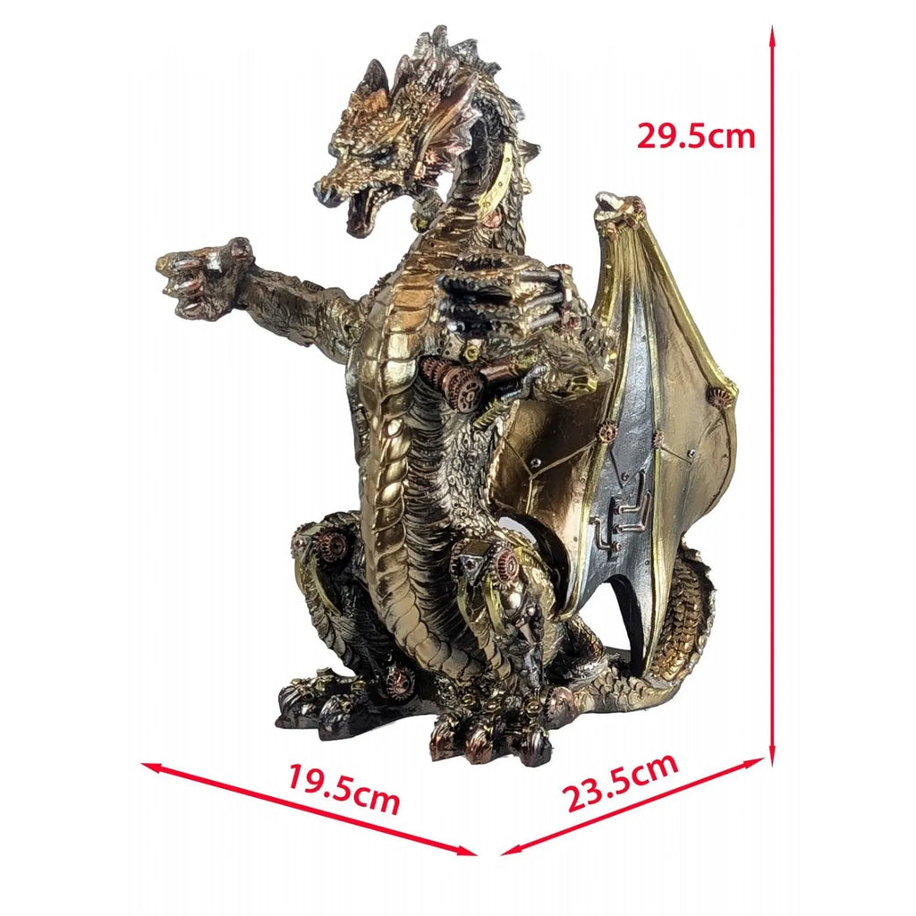 Steampunk Dragon Wine Holder - 29.5cm