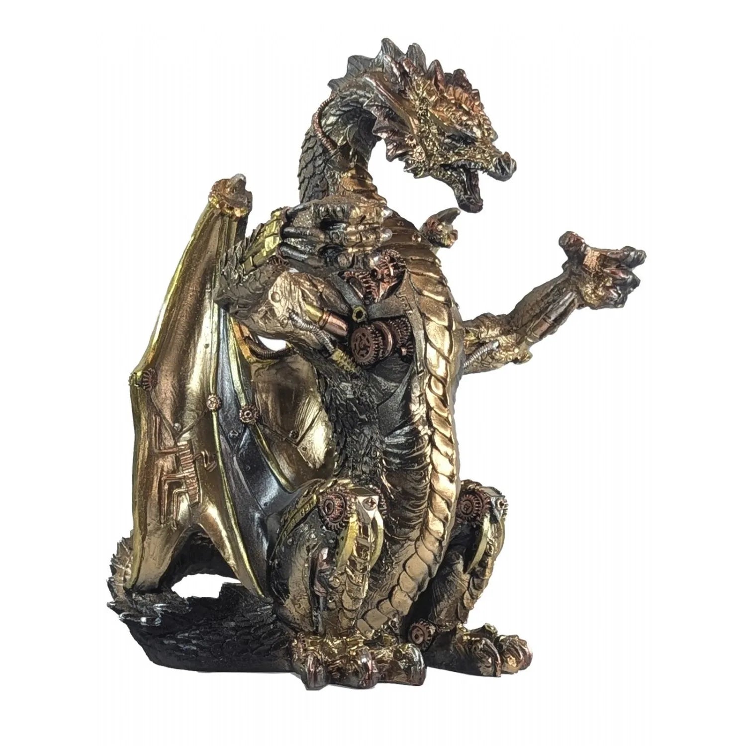 Steampunk Dragon Wine Holder - 29.5cm