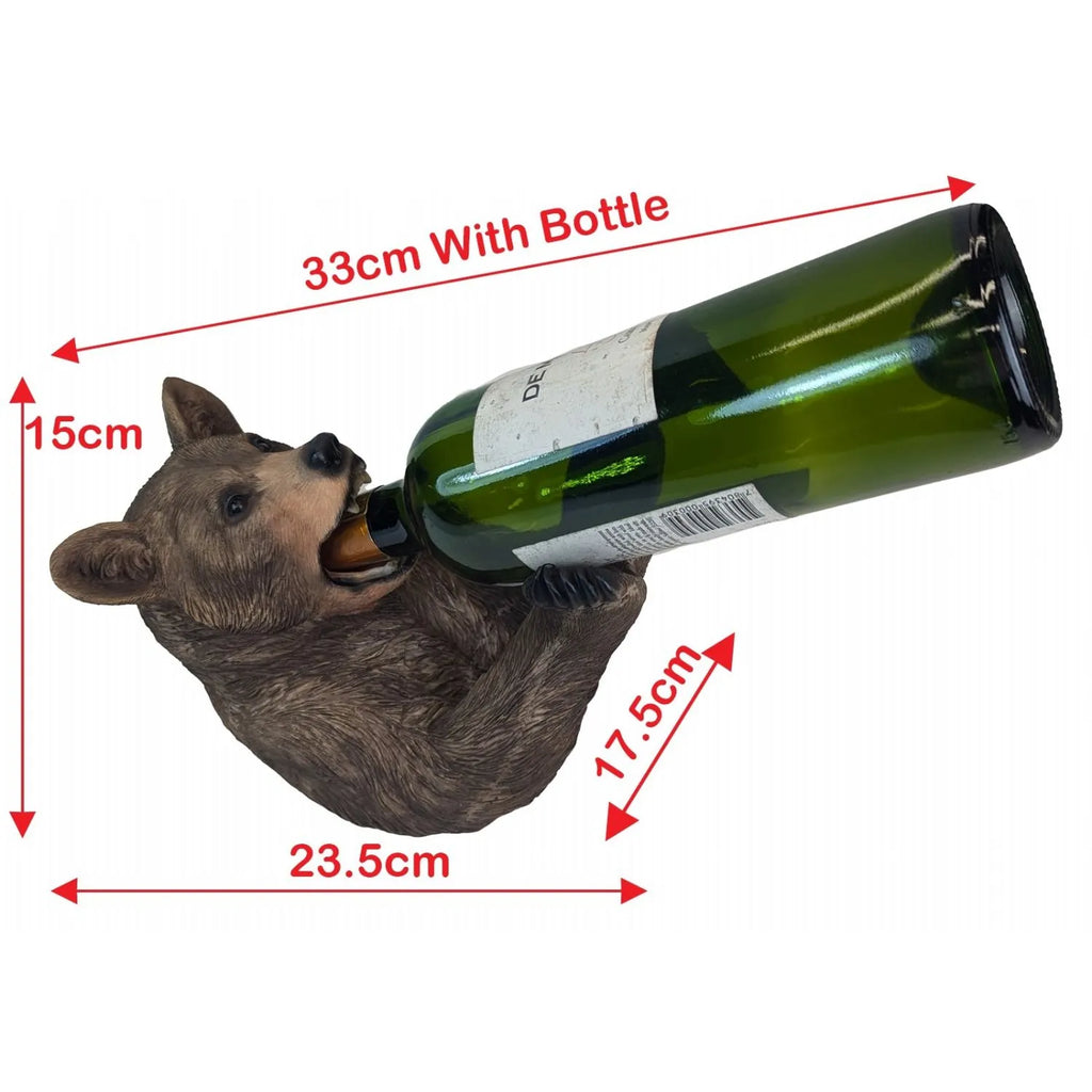 Brown Bear Bottle Holder - 23.5cm