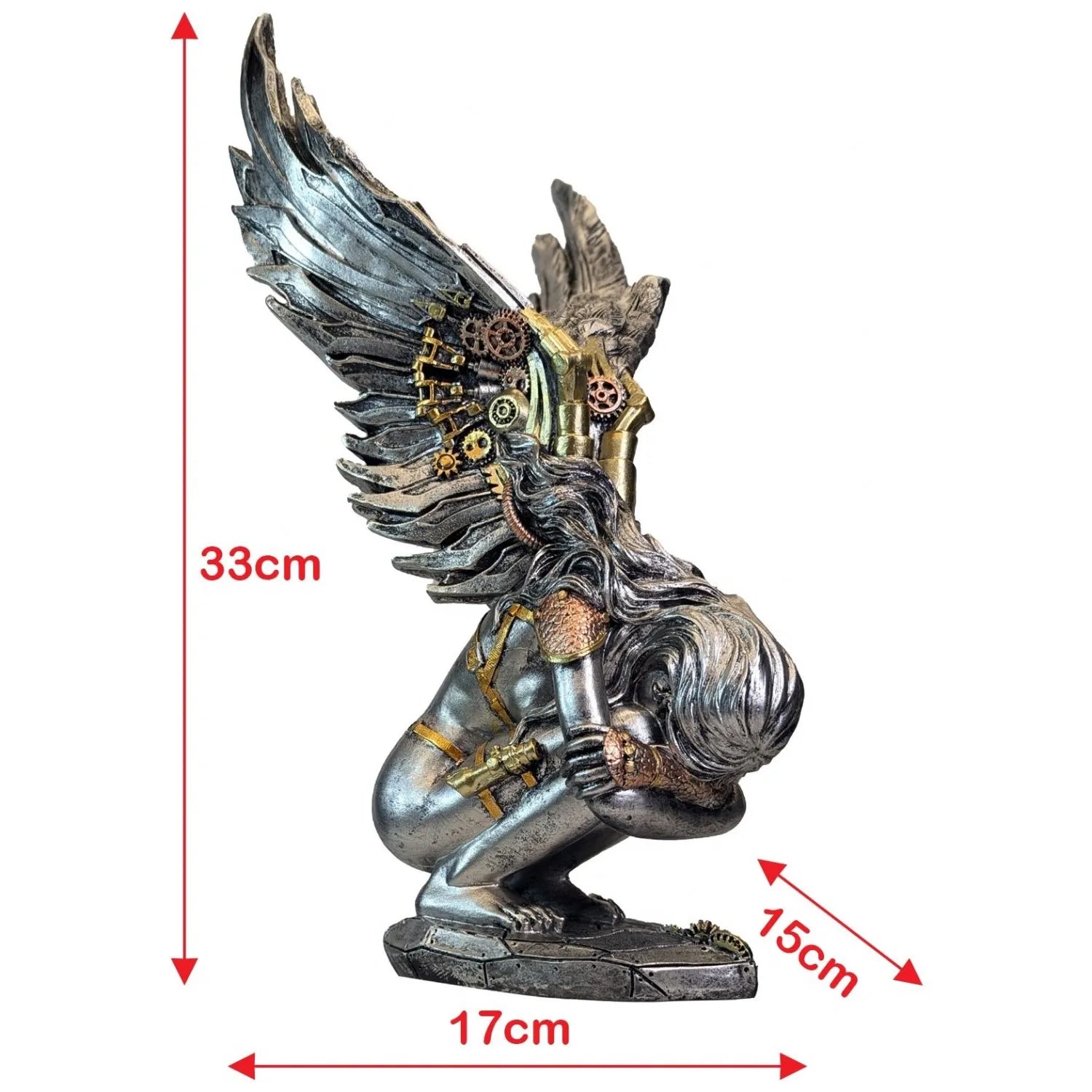 Steampunk Remembrance and Redemption Angel 33cm