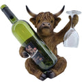 Highland Cow Wine Holder - 27cm