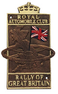 Royal Automobile Club Cast Iron Wall Plate - 26cm