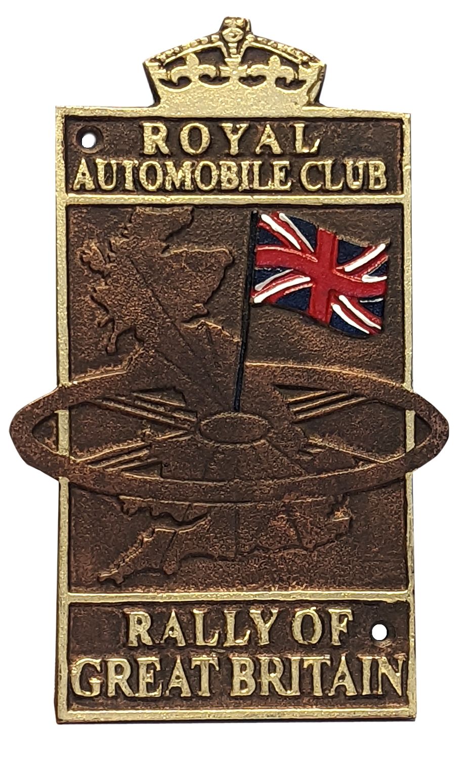 Royal Automobile Club Cast Iron Wall Plate - 26cm