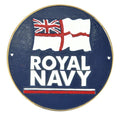 Royal Navy Cast Aluminium Wall Plaque - 24cm