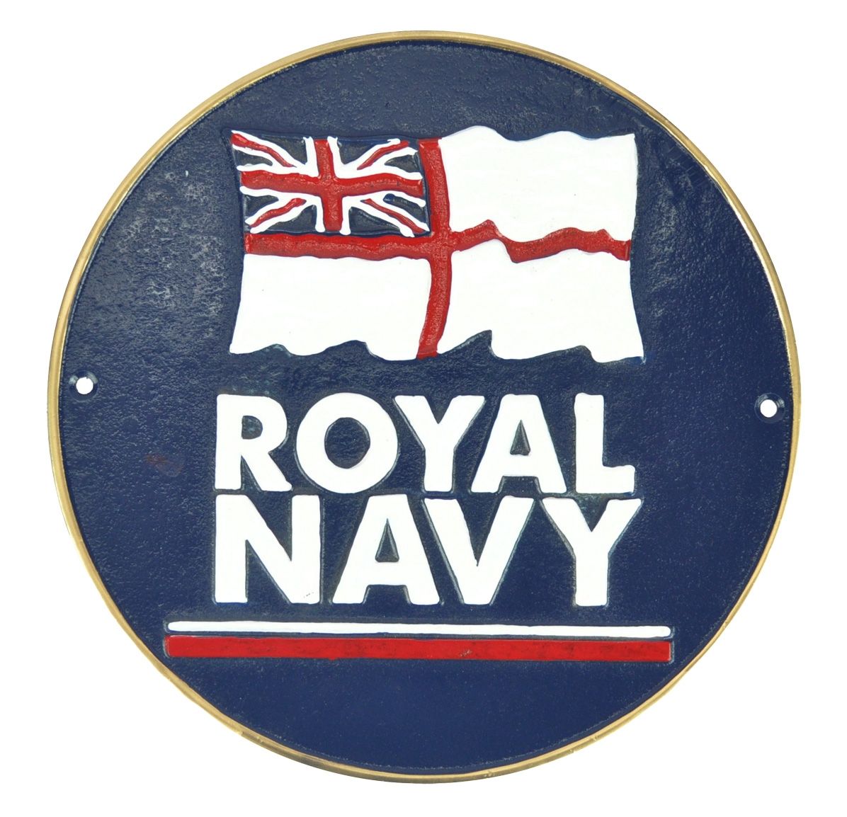 Royal Navy Cast Aluminium Wall Plaque - 24cm