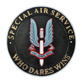 Special Air Service (SAS) Cast Iron Wall Plaque - 24cm
