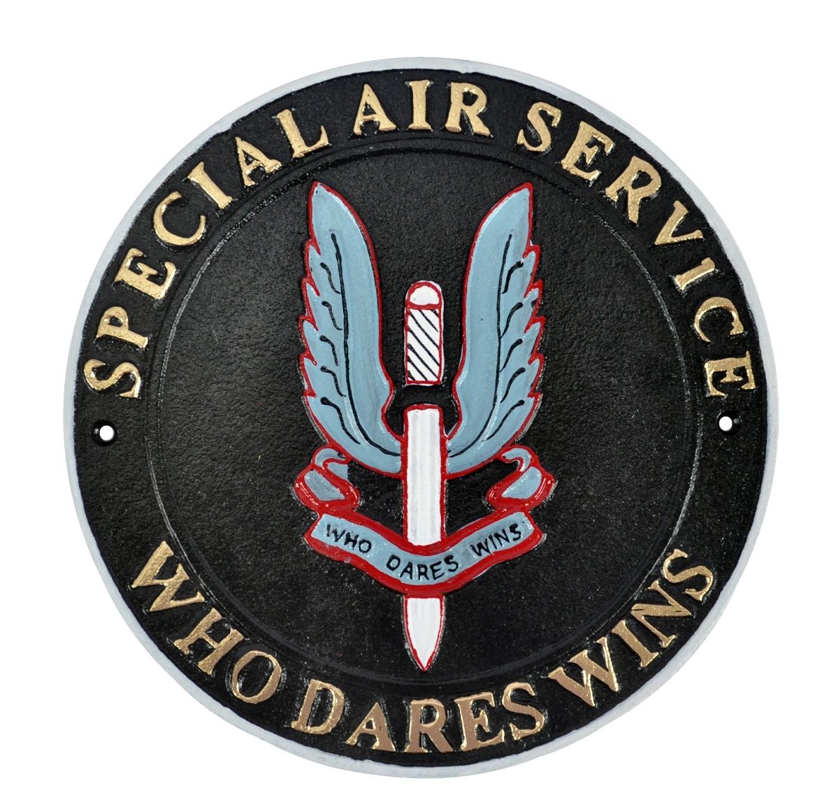 Special Air Service (SAS) Cast Iron Wall Plaque - 24cm