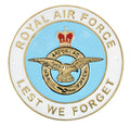 Royal Air Force Lest We Forget Cast Iron Wall Plaque - 24cm