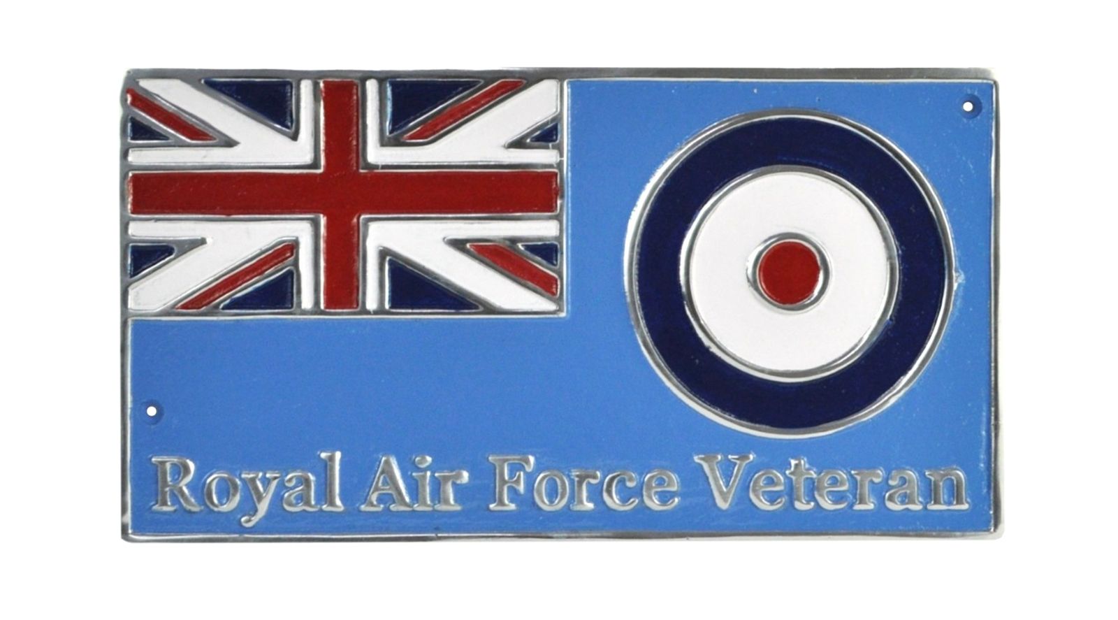 RAF Veteran Cast Aluminium Wall Plaque - 30cm