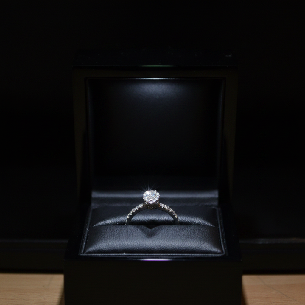 18ct Gold Pear Cut Diamond Halo Ring
