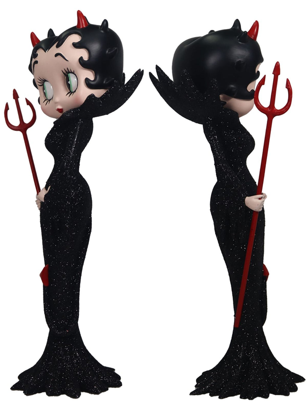 Betty Boop Devil Black Glitter Dress Figurine 30.5cm