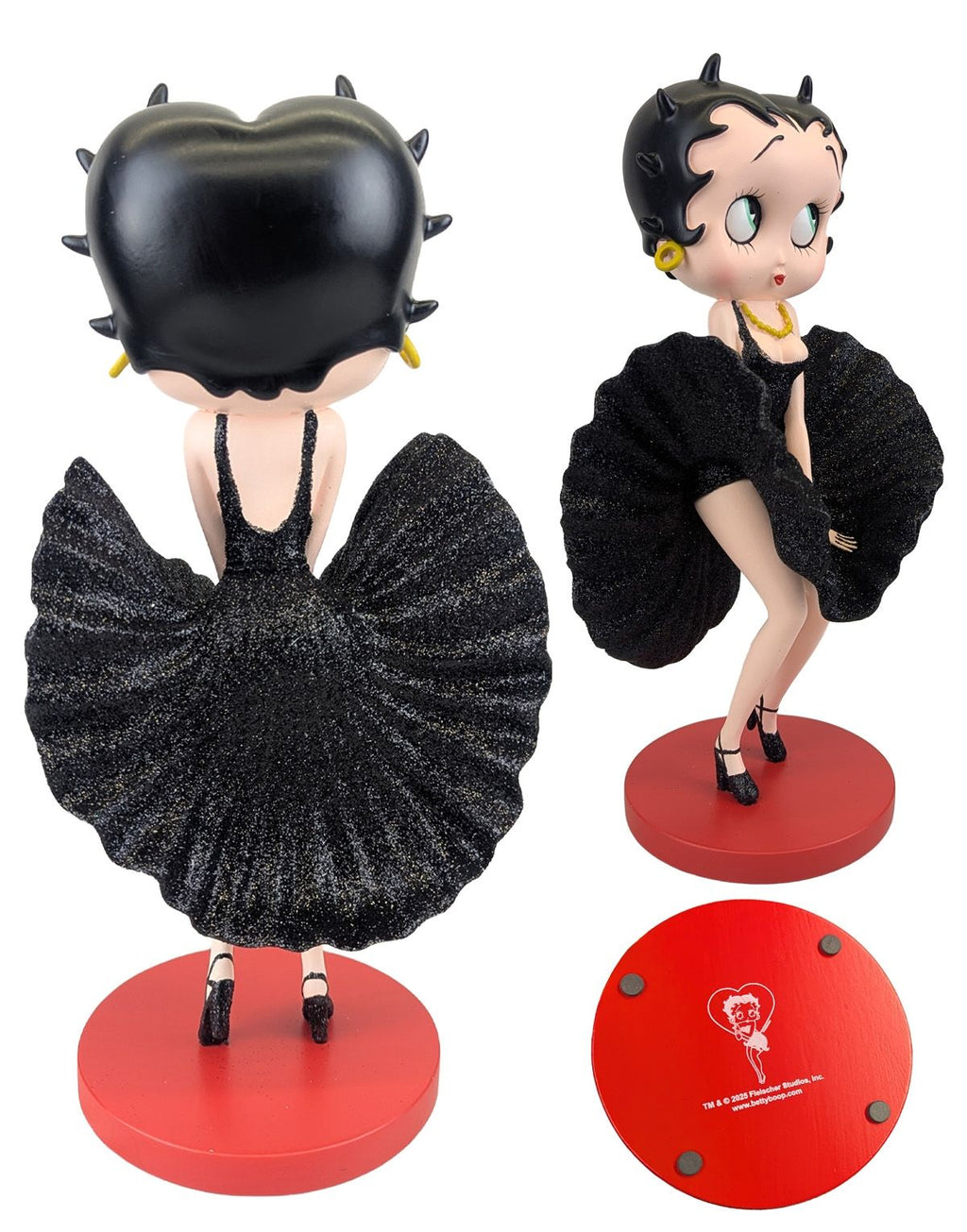 Betty Boop Cool Breeze (Black Glitter) 32cm