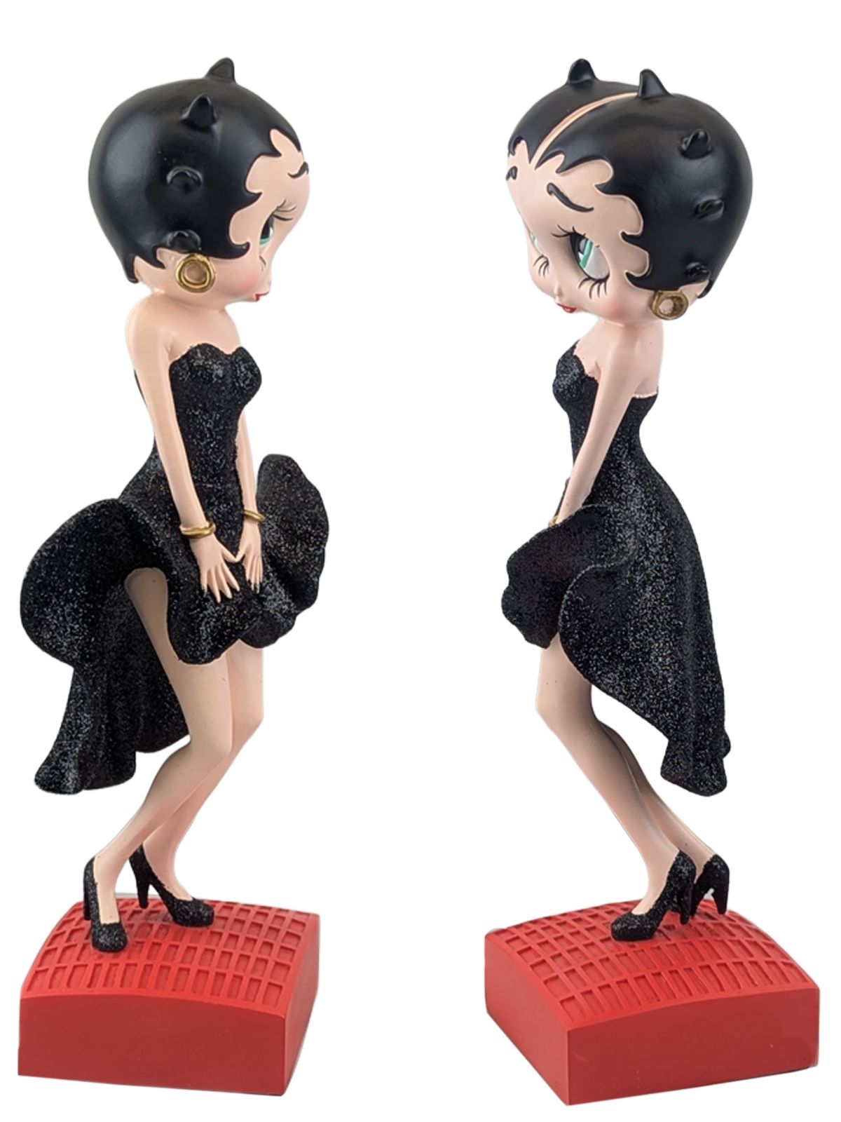 Betty Boop Posing 'Black Glitter Dress'