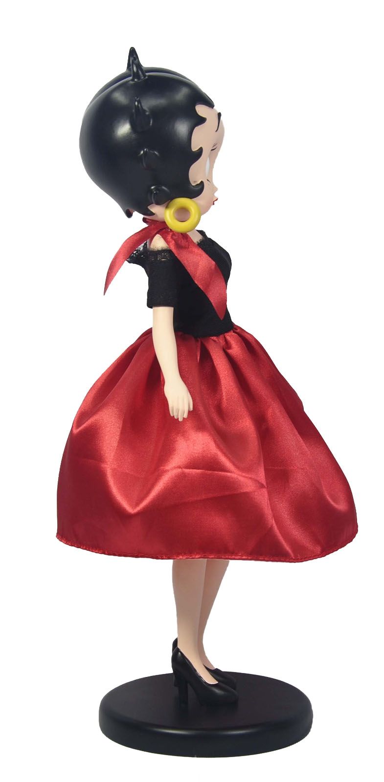 Betty Boop In 50's Costume With Fabric Clothes