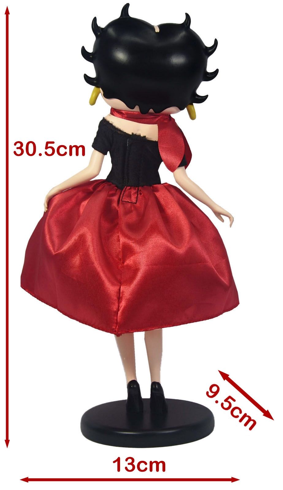 Betty Boop In 50's Costume With Fabric Clothes