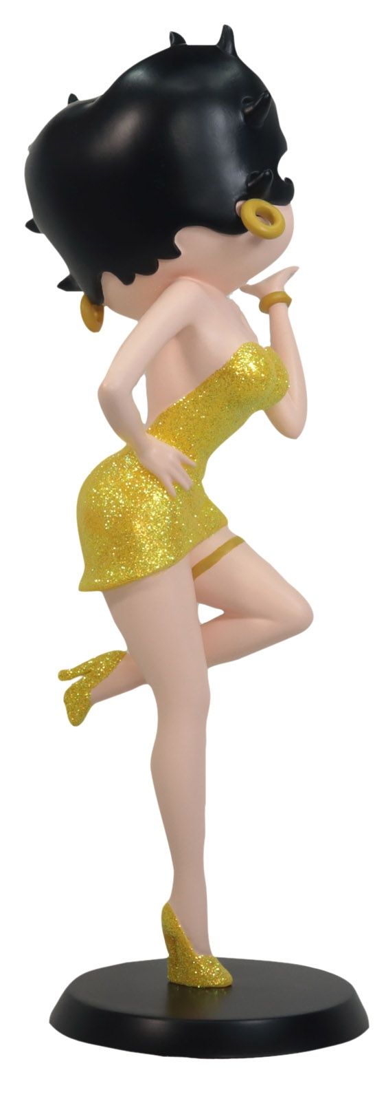 Betty Boop Classic Pose (Yellow Glitter)