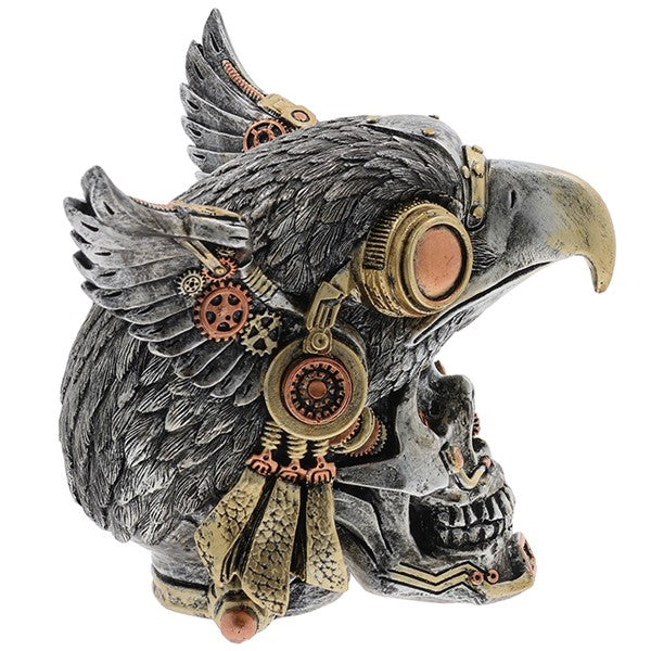 Steampunk Skull With Eagle Hat