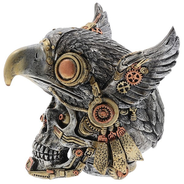 Steampunk Skull With Eagle Hat