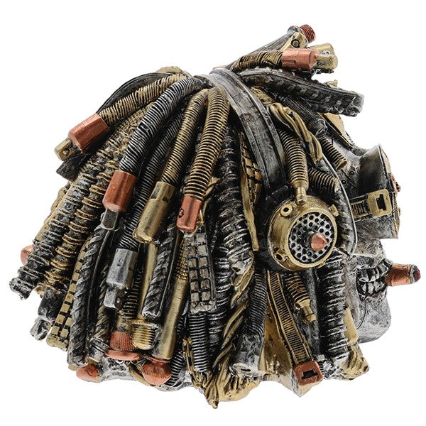 Steampunk Rasta Skull