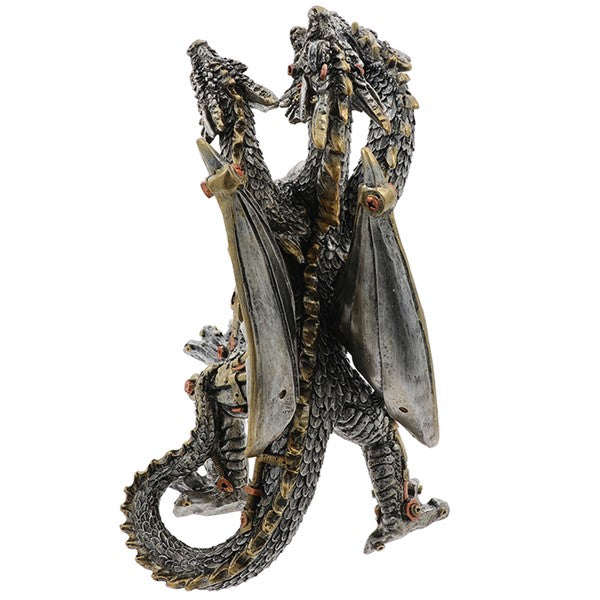 Steampunk 3 Headed Dragon Figurine