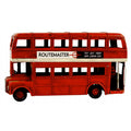 Routemaster Double Decker London Bus — 16.5cm Tin Plate Decorative Ornament Mystic-Cave