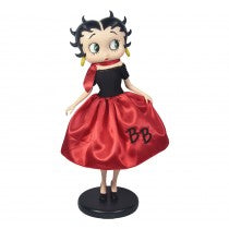 Betty Boop In 50's Costume With Fabric Clothes