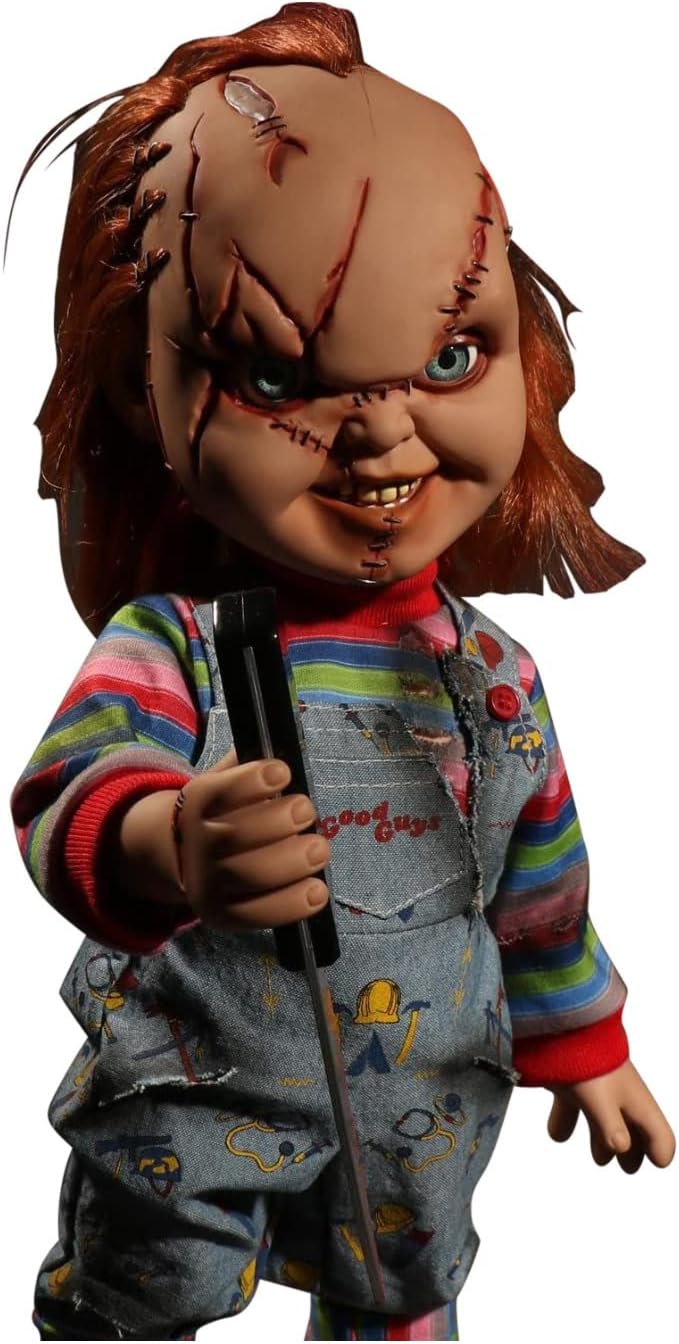 Chucky "Scarred Face" 15" MDS Mega Scale Talking Figure - Child's Play