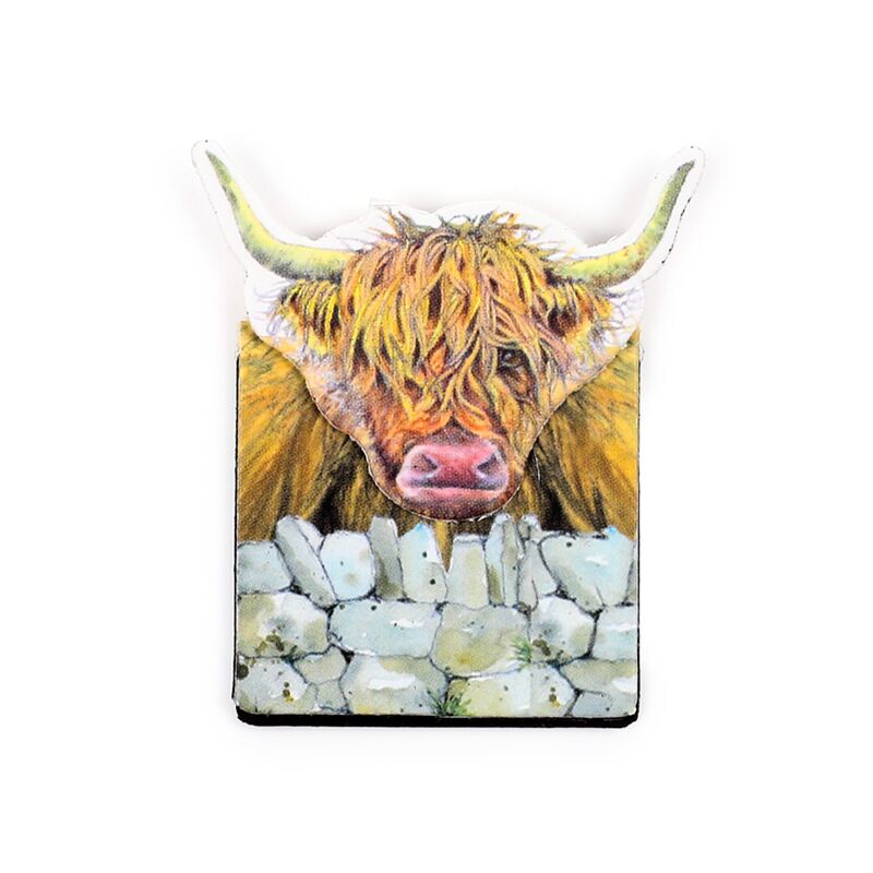 Jan Pashley Highland Coo Magnetic Bookmark Set
