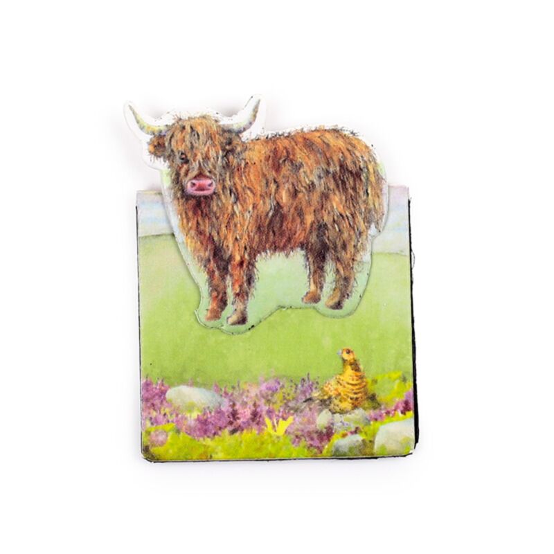 Jan Pashley Highland Coo Magnetic Bookmark Set