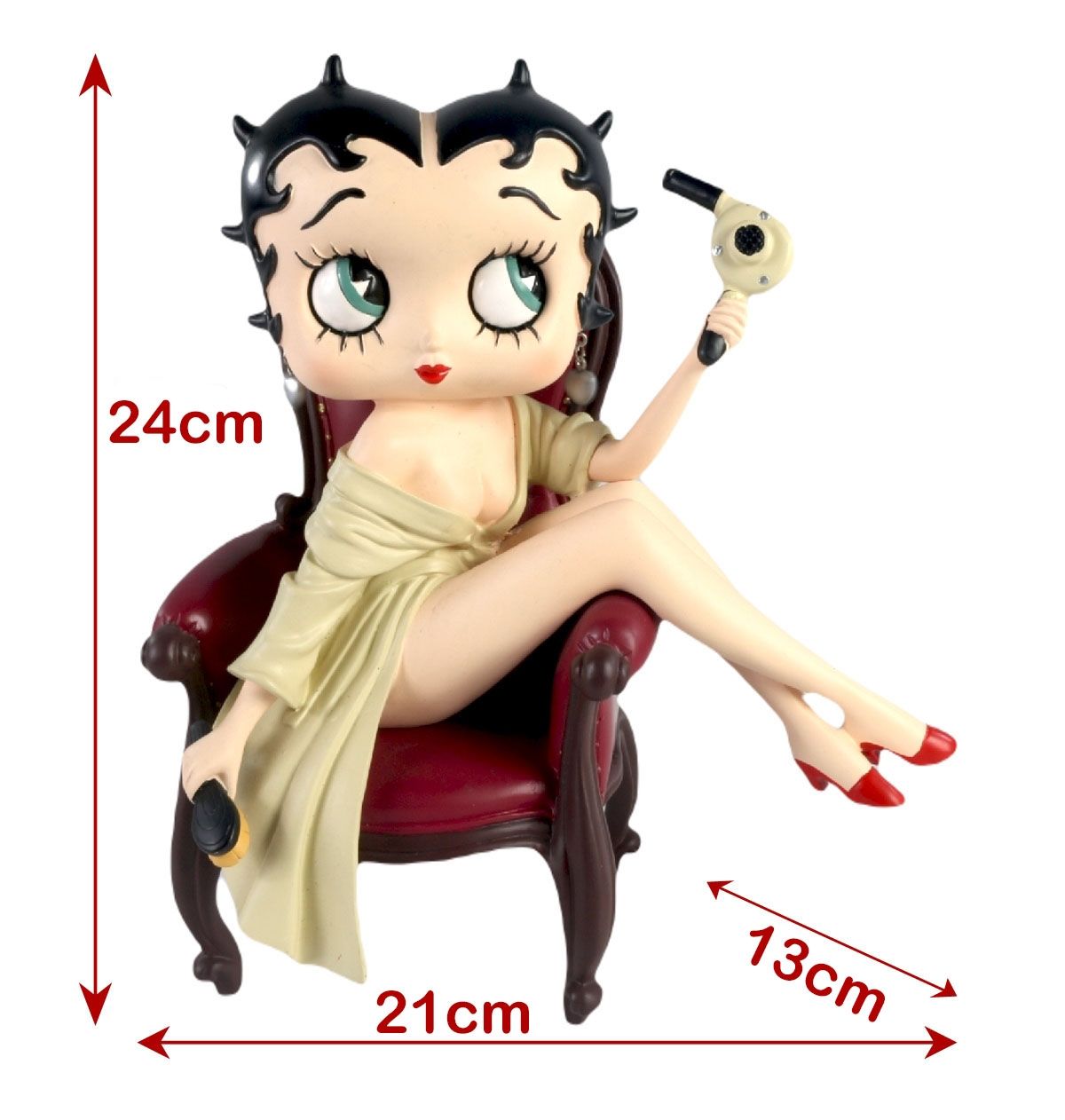 Betty Boop Figurine Grooming