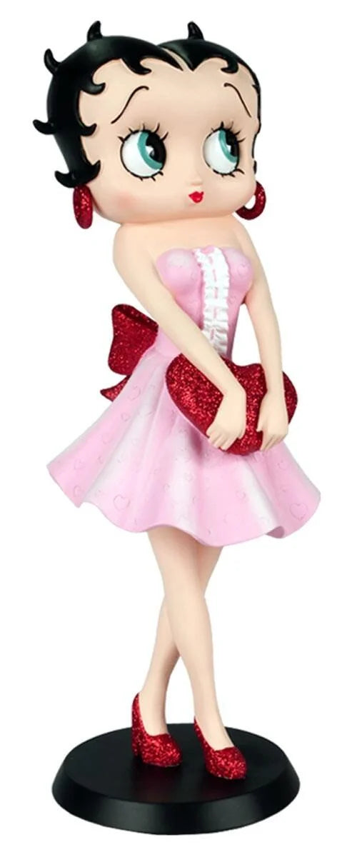 Betty Boop Holding Red Heart-glitter-Mystic-Cave