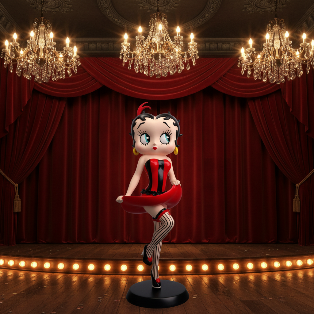 Betty Boop can can dancer figurine-Mystic-cave