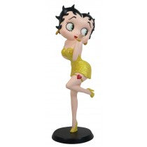 Betty Boop Classic Pose (Yellow Glitter)
