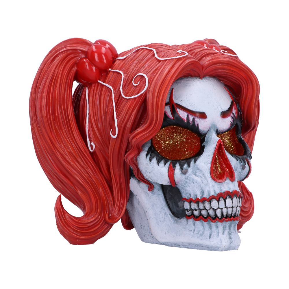 Drop Dead Gorgeous – Cackle and Chaos Clown Doll Skull