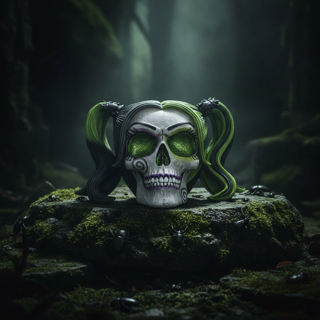 Drop Dead Gorgeous - Beetles and Bugs Skull-Mystic-Cave