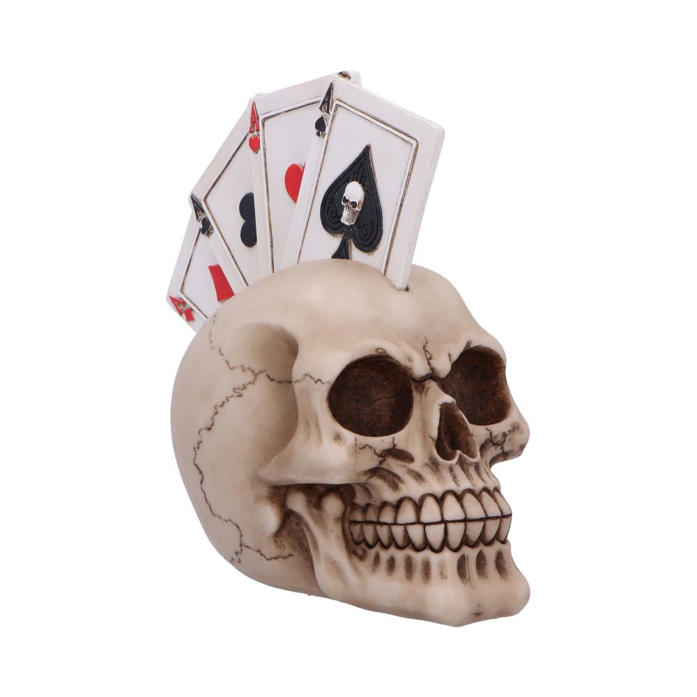 Four of a Kind Skull Ornament 19cm