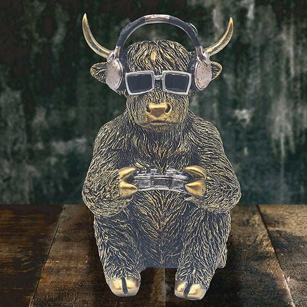 Highland Cow Dudes Gamer – Leonardo Collection-mystic-cave