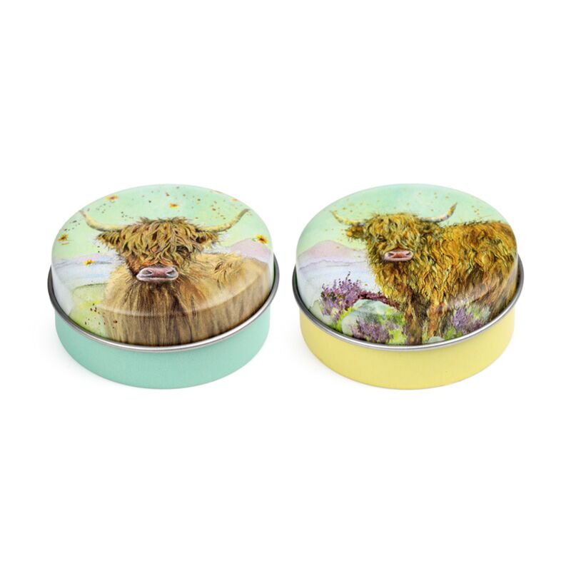Jan Pashley Highland Coo Lip Balm in a Tin