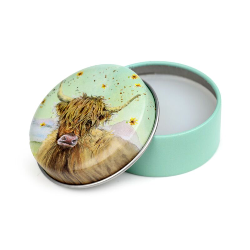 Jan Pashley Highland Coo Lip Balm in a Tin