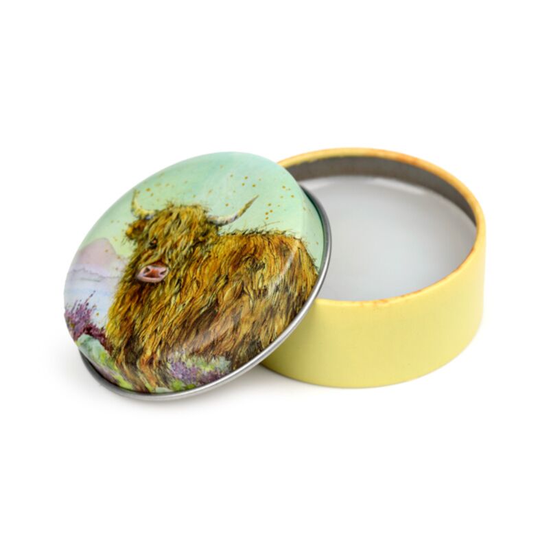 Jan Pashley Highland Coo Lip Balm in a Tin