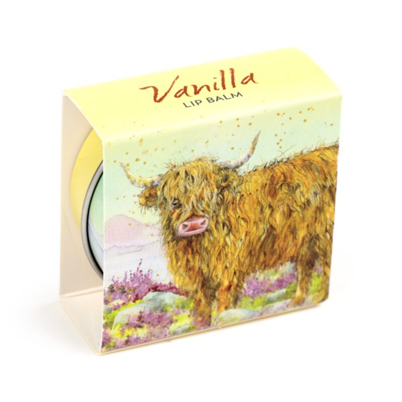 Jan Pashley Highland Coo Lip Balm in a Tin