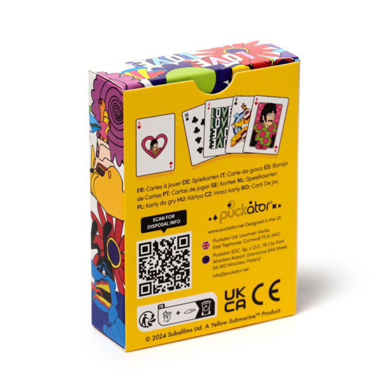 The Beatles Yellow Submarine Standard Playing Card Deck