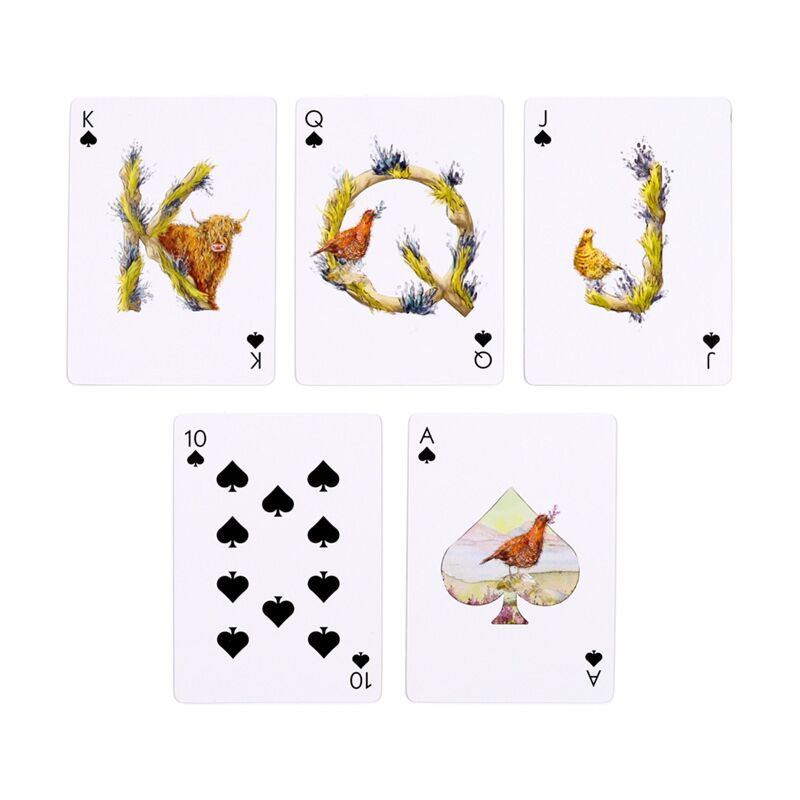 Jan Pashley Highland Coo Standard Playing Card Deck
