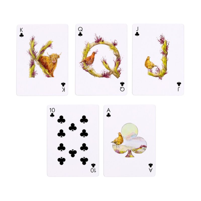 Jan Pashley Highland Coo Standard Playing Card Deck