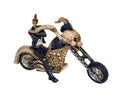 Skeleton On Bike - The Dead Ride Again 31cm