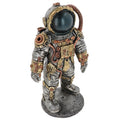 Steampunk-style astronaut figure on a white background