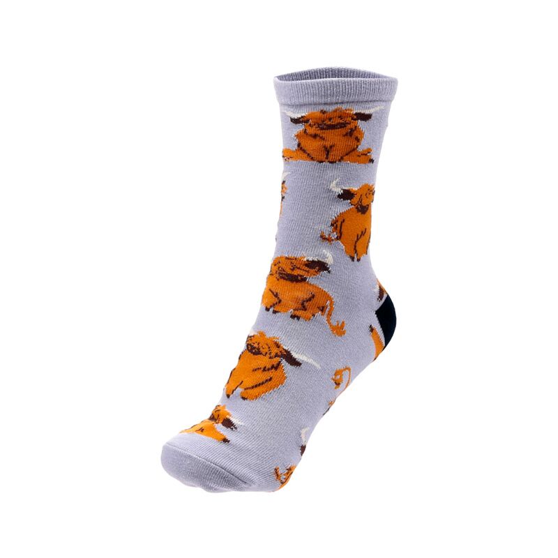 Hairy Coos Highland Coo Socks in a Tube