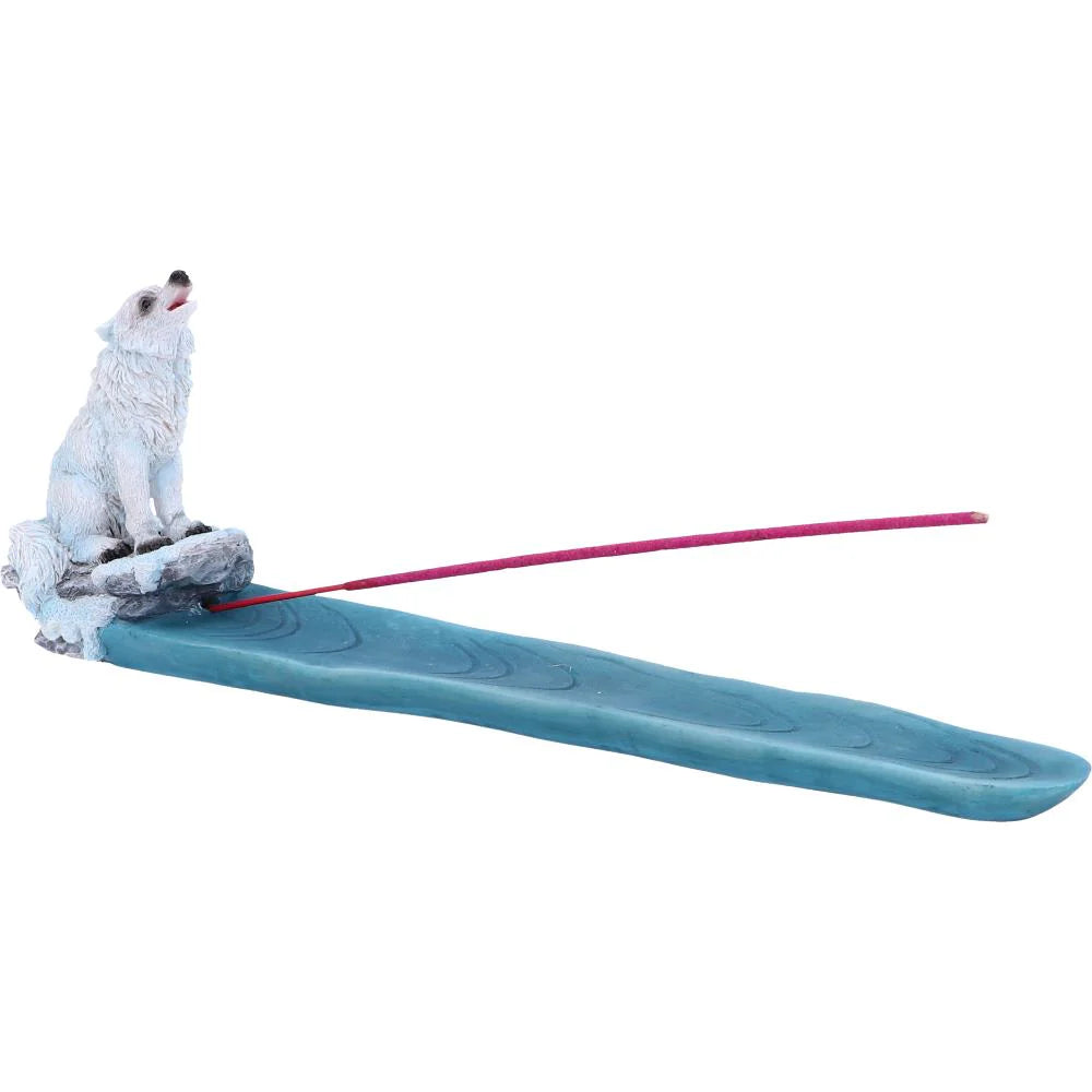wolve incense burner mystic-cave