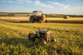 Allis Chalmers Tractor Countryside Scene-Mystic-Cave